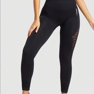 Black gymshark energy+ seamless